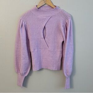 NWT FOREVER 21 Ribbed Knit Sweater in Lavender Lilac